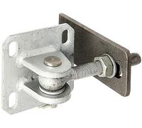 Alberts 418649 Penture de portail | avec platine, à visser | acier galvanisé à chaud et acier inoxydable | filetage M16