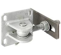 Alberts 418656 Penture de portail | avec platine, à visser | acier galvanisé à chaud et acier inoxydable | filetage M20