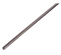 Alberts 430528 Profilé carré | Acier | 2000 x 10 x 10 mm, Gris