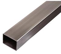 Alberts 431686 Tube rectangulaire | Acier | 2000 x 40 x 30 mm Profilés, Gris, 2 m