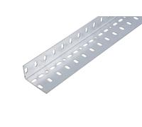 Alberts 432157 Cornière Conceptor | Galvanisé sendzimir | perforé | 1000 x 60 x 35 système de profilés, Gris