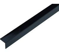 Alberts 433000 Cornière | autoadhésive | plastique, en noir brillant | 1000 x 20 x 20 mm