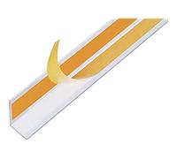 Alberts 433550 Cornière | autoadhésive | aluminium, en blanc | 1000 x 30 x 30 mm