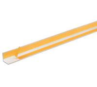 Alberts 433574 Cornière | autoadhésive | aluminium, couleur argent, anodisée | 1000 x 30 x 30 mm