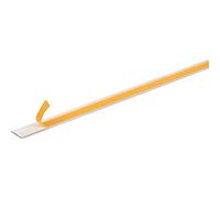 Alberts 433659 Profilé plein plat | autoadhésif | aluminium, couleur argent, anodisé | 1000 x 30 x 2 mm