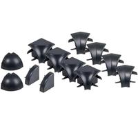 Alberts 433741 Ensemble d'accessoires pour Lattes de Bord | PVC, Noir Profils, See Pic