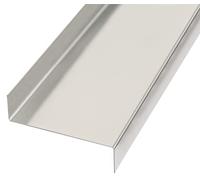 Alberts 462857 Tôle lisse | pliée, forme Z | aluminium, naturel | 2000 x 18 x 63 x 18 mm
