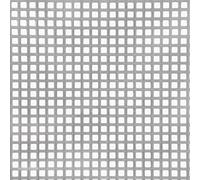 Alberts 462895 Tôle perforée | perforation carrée | acier | 500 x 1000 x 1 mm