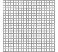 Alberts 463106 Tôle perforée | perforation carrée | acier | 250 x 500 x 1 mm