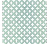 Alberts 466893 Tôle perforée | trou en forme de croix | aluminium, anodisée, couleur argent | 250 x 500 x 0,8 mm