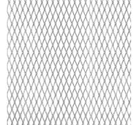 Alberts 467241 Tôle métal déployé | aluminium | aluminium, anodisée, couleur argent | 250 x 500 x 1,6 mm