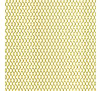 Alberts 467272 Tôle métal déployé | aluminium | aluminium, anodisée, couleur or | 300 x 1000 x 1,6 mm