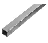 Alberts 469870 Tube carré | Aluminium, Naturel | 2000 x 15 x 15 mm Profilés, Gris
