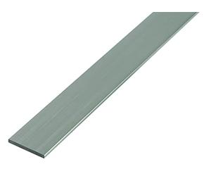 Alberts 469917 Profilé plein plat | aluminium, naturel | 1000 x 40 x 3 mm