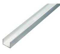 Alberts 470449 Profilé en U | aluminium, naturel | 1000 x 10 x 8 mm