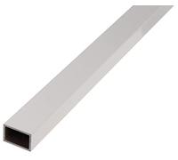 Alberts 471712 Tube rectangulaire | Aluminium, anodisé Couleur Argent | 2000 x 50 x 20 mm Profilés, Gris, 2 m