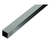 Alberts 472856 Tube carré | aluminium, naturel | 1000 x 20 x 20 mm