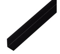 Alberts 472962 Profil d'angle Aluminium-anodisé noir-2000 x 25 x 25 x 1 mm, Noir