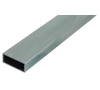 Alberts 472979 Tube rectangulaire | aluminium, naturel | 1000 x 50 x 20 mm