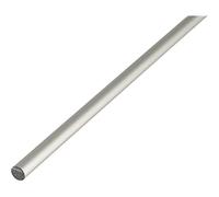 Alberts 473327 Profilé rond plein | aluminium, anodisé, couleur argent | 1000 x 6 mm