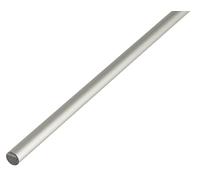 Alberts 473334 Profilé rond plein | aluminium, anodisé, couleur argent | 1000 x 8 mm