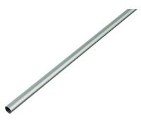Alberts 473440 Tube rond | aluminium, anodisé, couleur argent | 1000 x 12 x 1 mm