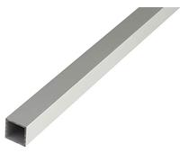 Alberts 473532 Tube carré | aluminium, anodisé, argent | 1000 x 20 x 20 mm