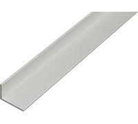 GAH Alberts Profilé d'angle non percé, L1000 x l20 x H10 x É1,5 mm, alu argenté, Quantité 1