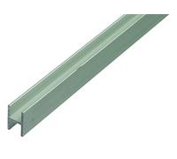 Alberts 473914 Profilé en H | aluminium, anodisé, couleur argent | 1000 x 9,1 x 12 mm