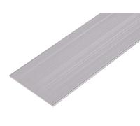 Alberts 473990 Profilé Plat | Aluminium, Naturel | 1000 x 80 x 3 mm, Gris