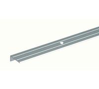 Alberts 476755 Profilé de protection pour nez de marche | aluminium, anodisé, couleur argent | 1000 x 25 x 20 mm