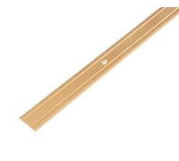Alberts 484149 Profilé de transition avec deux rainures aluminium, anodisé couleur bronze 900 x 25 mm