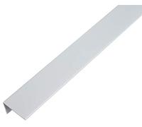 Alberts 484668 Cornière | plastique, en gris aluminium | 1000 x 25 x 15 mm