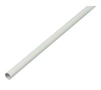 Alberts 484910 Tube rond | plastique, en blanc | 1000 x 7 x 1 mm