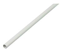 Alberts 484927 Tube rond | plastique, en blanc | 1000 x 10 x 1 mm