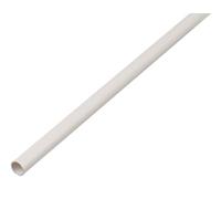 Alberts 484934 Tube rond | plastique, en blanc | 1000 x 12 x 1 mm