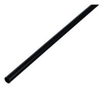 Alberts 484972 Tube rond | plastique, en noir | 1000 x 7 x 1 mm