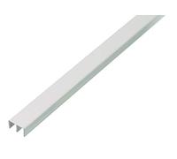 Alberts 485115 Rail de guidage supérieur | plastique, en blanc | 1000 x 18 x 10 mm