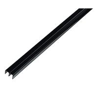 Alberts 485139 Rail de guidage supérieur | plastique, en noir | 1000 x 18 x 10 mm