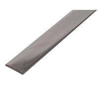 Alberts 485566 Profilé Plat | Acier Inoxydable | 2000 x 25 x 2 mm, Gris