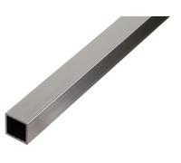 Alberts 487331 Tube carré | Acier Inoxydable | 2000 x 10 x 10 mm Profilés, Gris