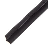 Alberts 488291 Cornière | Aluminium anodisé noir | 1000 x 15 x 15 mm