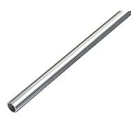Alberts 488406 Tube rond | aluminium, design chromé | 1000 x 10 x 1 mm