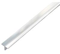 Alberts 488444 Profilé en T | aluminium, design chromé | 1000 x 15 x 15 mm