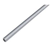 Alberts 488901 Tube rond | aluminium, aspect acier inoxydable, clair | 1000 x 15 x 1 mm