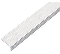 Alberts 489137 Profilé d'angle autocollant Aluminium design acier inoxydable clair 2000 x 25 x 15 mm