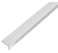 Alberts 489250 Cornière | autoadhésive | aluminium, grenaillée, couleur argent | 1000 x 20 x 20 mm