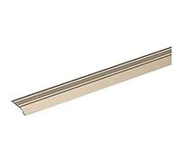 Alberts 490546 Profilé de finition | autoadhésif | aluminium, couleur acier inoxydable, anodisé | 900 x 30 mm