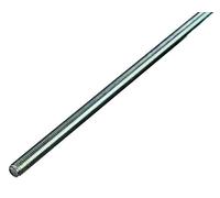 Alberts 498634 Lot de 21 tiges filetées galvanisées bleues Longueur 1000 mm Filetage M5