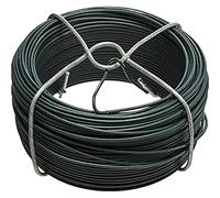 Alberts 530129 Bobine de câble | zinguée, plastifiée, en vert | câble Ø 1,4 mm | longueur 50 m